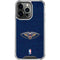 NBA New Orleans Pelicans Distressed iPhone 15 Pro Clear Case